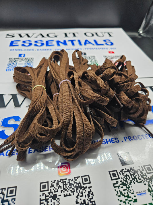 Brown shoelaces